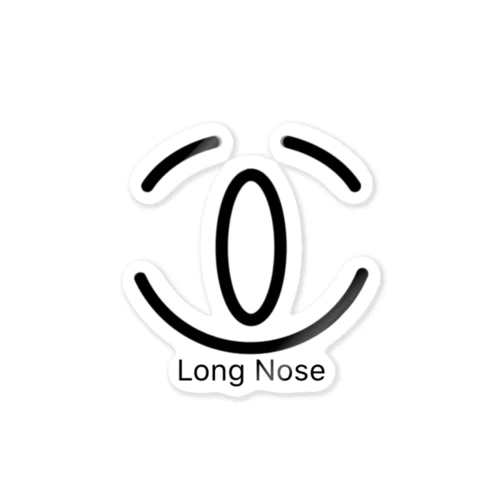 Long Nose Sticker