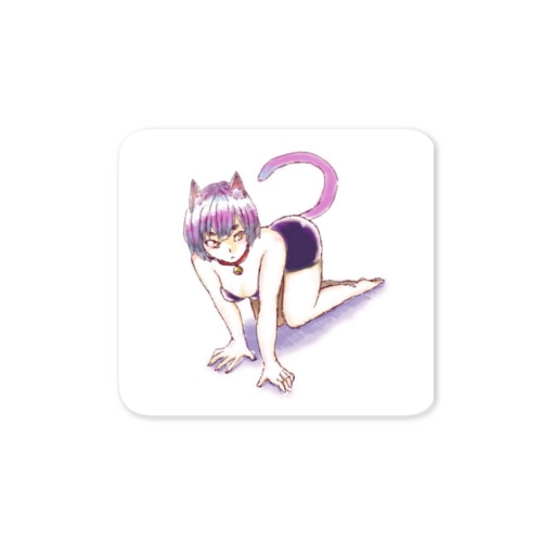 にゃん娘ステッカー Sticker
