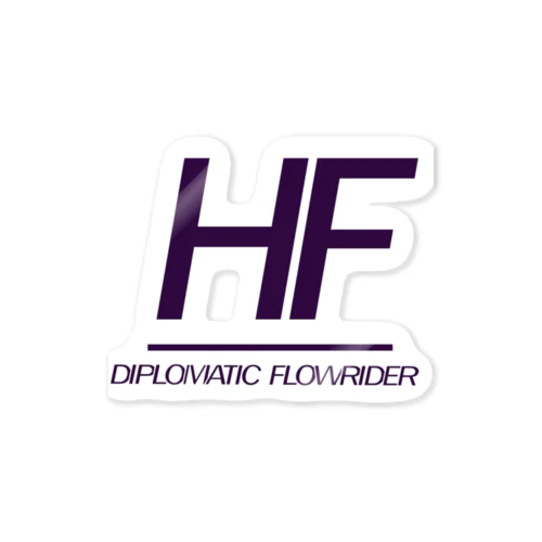 HF_DIPLOMATIC FLOWRIDER ステッカー