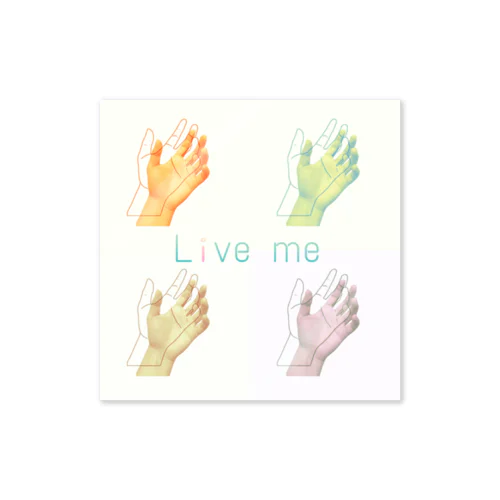 Live me ステッカー