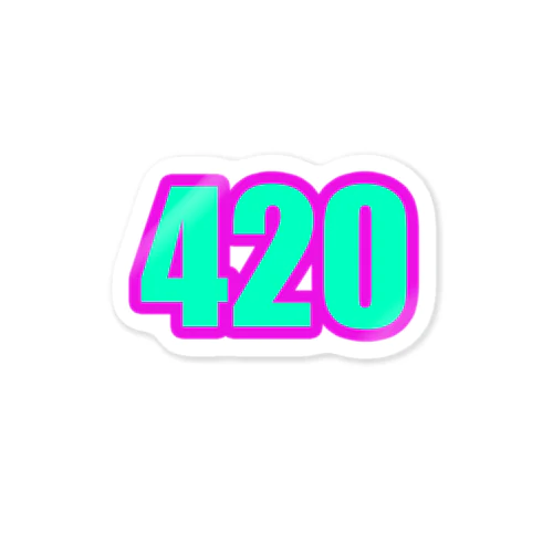 420 ステッカー