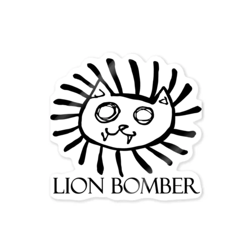 LION BOMBER Sticker