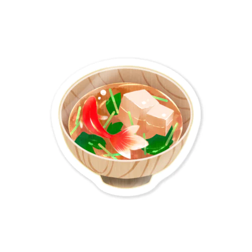 MISO AQUARIUM【豆腐】 ステッカー