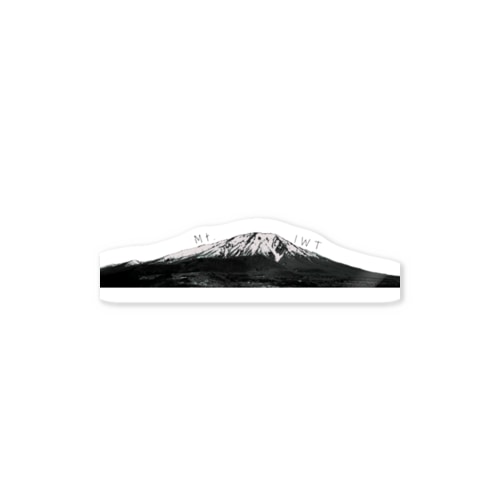 岩手山　文字入り Sticker