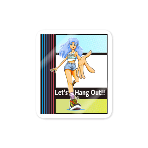 Let's Hang Out!! ステッカー