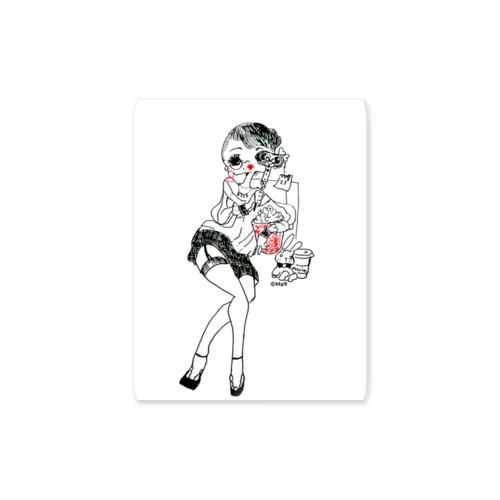 kiss day Sticker