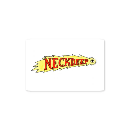 neck deep Sticker