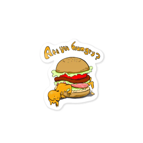 ハンバーガー食べる？ Sticker