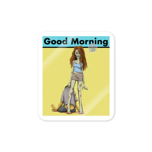 Good Morning coffee Sticker