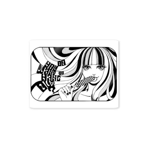 Candy Girl Sticker