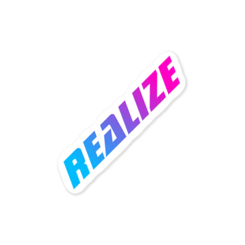 REALIZE sticker Sticker