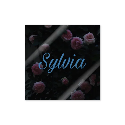 SylviaロゴグッズFlower ステッカー