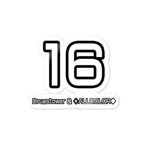 No.16 Drugstower&◇ALLCOLOR◆ Sticker
