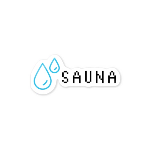 SAUNA WATER Sticker