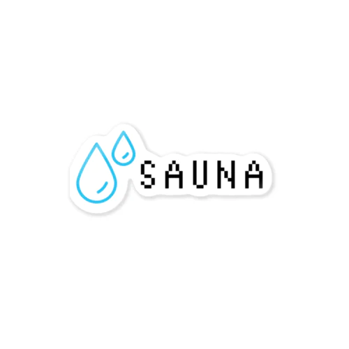 SAUNA WATER ステッカー