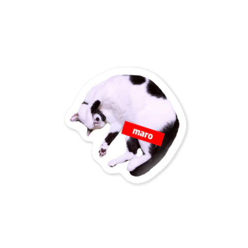 マロちゃんT（ロゴ） Sticker