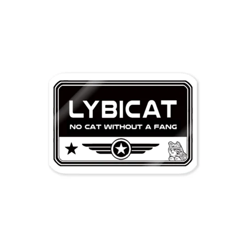 LYBICATエンブレム　レクタングル ステッカー