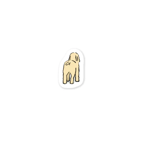 犬の肛門 Sticker