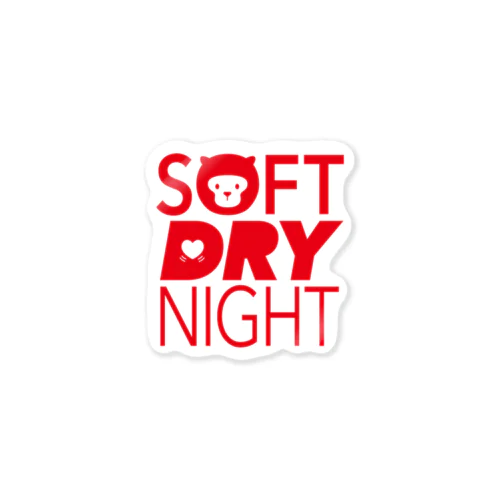 SOFT DRY NIGHT Sticker