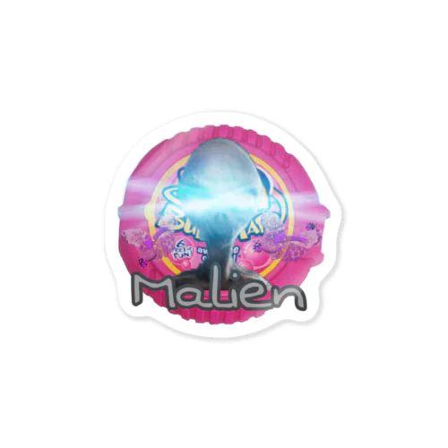 Malien with 隠れてんとう虫ピザ Sticker