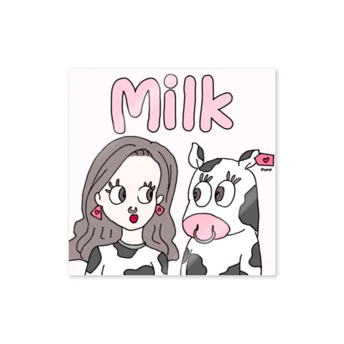 Milky friends Sticker