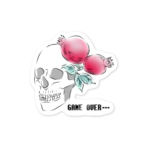 GAME OVER…ステッカー Sticker