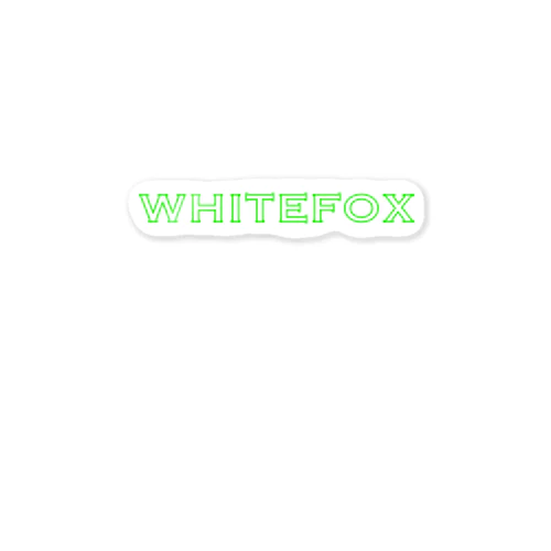 WhiteFox 1st  ステッカー