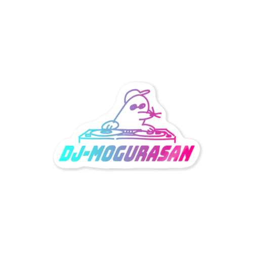 DJ-MOGURASAN Sticker