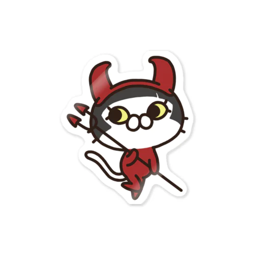 ハロウィンねこのももこ Sticker