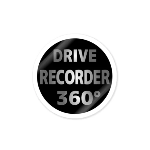 ドラレコシール360°（メタル風） Sticker