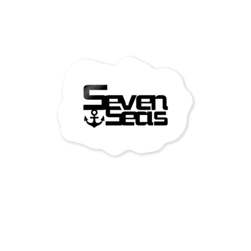 Seven Seas 限定ロゴ（クラウド） Sticker