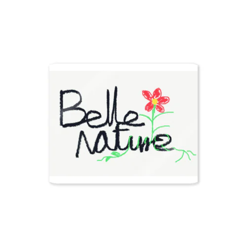 belle nature ステッカー