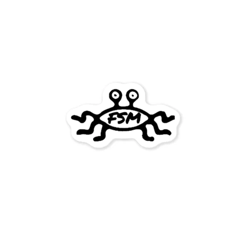 空飛ぶスパゲッティ・モンスター教 Sticker