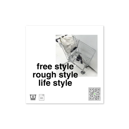 free style ステッカー