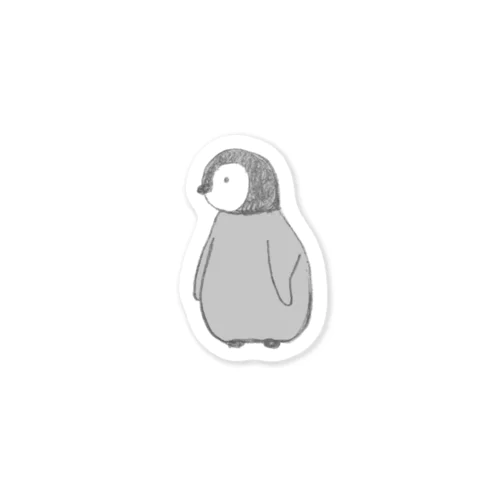 コウテイペンギンのヒナ Sticker