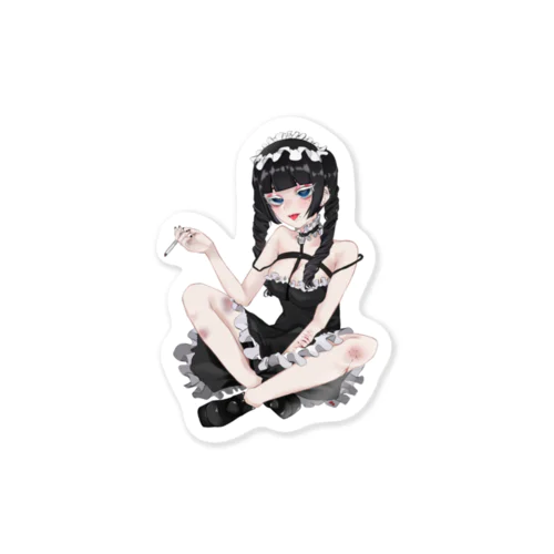 世界がおれに姫プしろ♡ちゃんステッカー ※文字なし Sticker