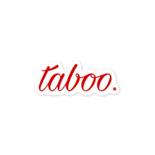 taboo.アイテム ステッカー