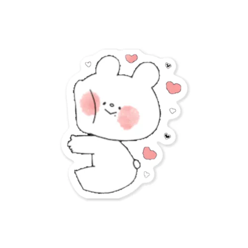 うさぎとくまちゃん Sticker