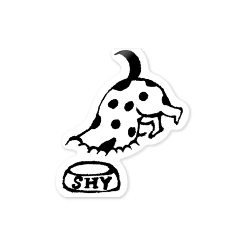 SHY_dog Sticker