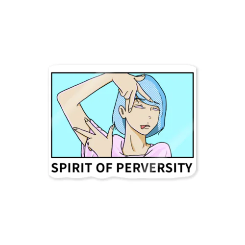 SPIRIT OF PERVERSITY  Sticker