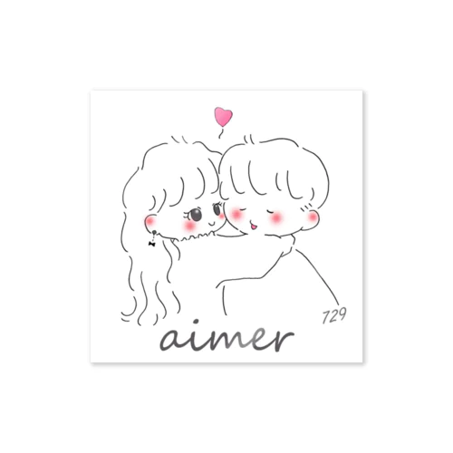 aimer（好き） ステッカー