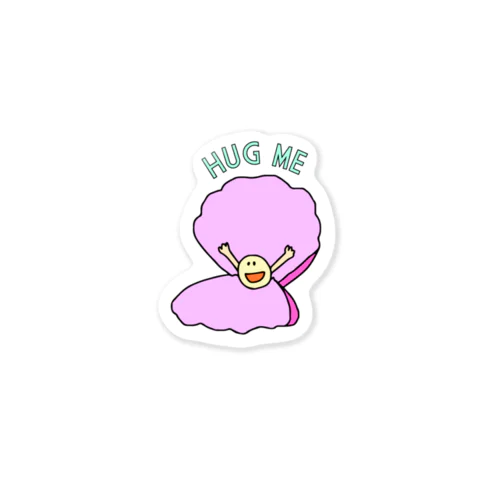 HUG ME SHELL 스티커