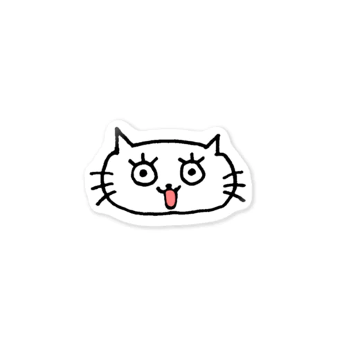 おめめパッチリにゃんこ Sticker