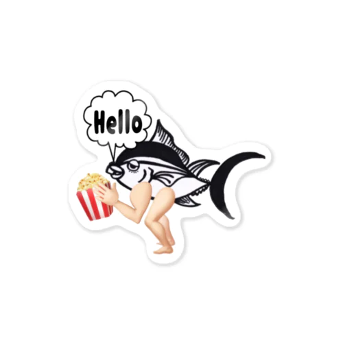 マグHello🍿 Sticker