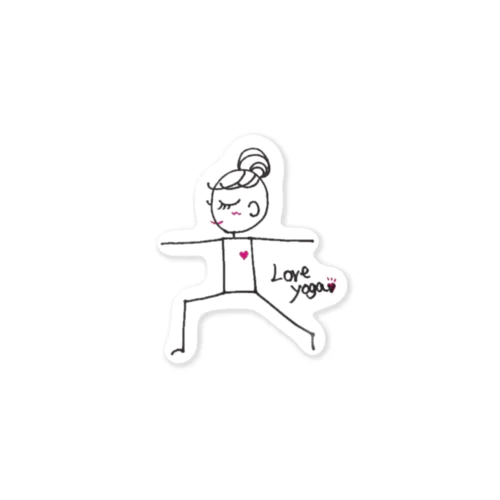 ヨガ⑅︎◡̈︎* Sticker