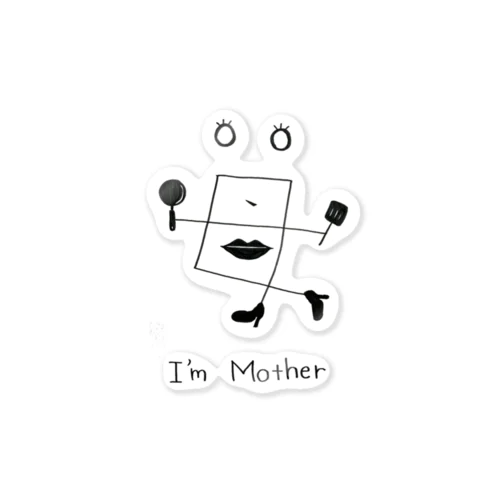 I'm Mother サン ステッカー