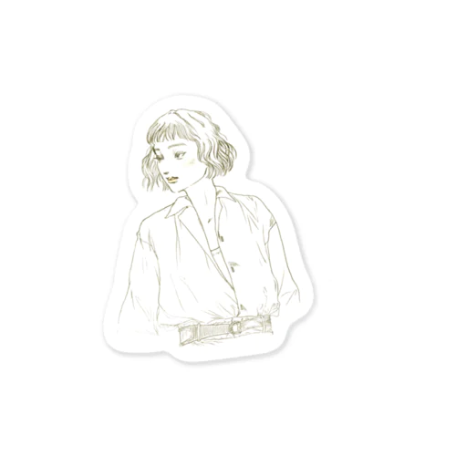 LADY Sticker