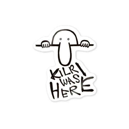 KILRI　WAS　HERE Sticker