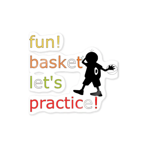 Fan!Basket Sticker