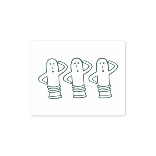 ハニワ3兄弟！！ Sticker